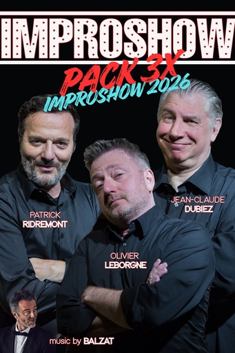 Chez Bobbi - Pack 3 x Improshow  2026 - 20h00      